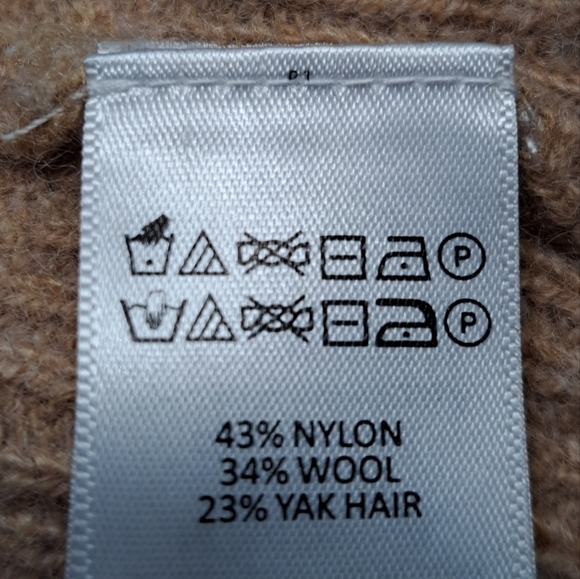 Tahari Yak Wool Blend Open Front Cardigan - Picture 6 of 6